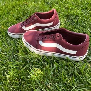 maroon vans